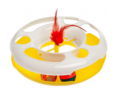 Игрушка для кошек M-pets DISCUS интерактивная желтая