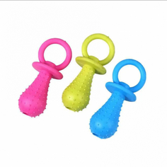 Игрушка для собак Mr Pet Соска резиновая увет в ассортименте 9,5 см
