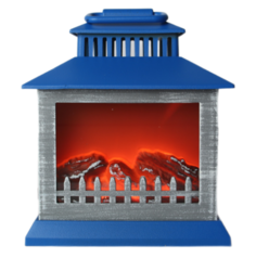 Декоративный светодиодный камин-светильник LED SP-66 18х14х12 с эффектом пламени