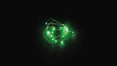 Световая гирлянда новогодняя Led Леска на батарейках 20l 9342 2 м зеленый