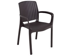 Стул Keter Bali Mono Armchair (капучино) (17190206), 230671 коричневый