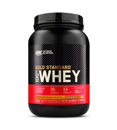 Optimum Nutrition 100% Whey Gold Standard (819-907 г), 907 г, шоколадно-арахисовая паста