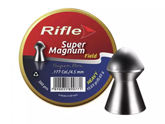 Пневматические пули Rifle Field Series Super Magnum Heavy 4,5 мм 0,65 г, 500 штук