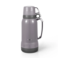 Термос Fissman 1800мл, пластиковый корпус со стеклянной колбой, серый (19838_)