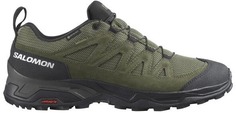 Ботинки Salomon X Ward Leather Gtx, deep lichen/green, 8.5 UK