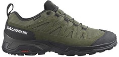 Ботинки Salomon X Ward Leather Gtx, deep lichen/green, 9.5 UK