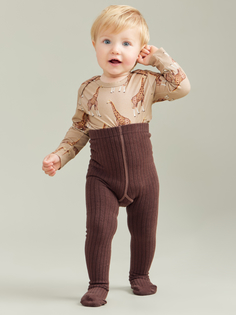 Колготки детские Happy Baby 88184, коричневый, 92-98