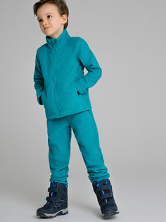 Брюки трикотажные для мальчиков PlayToday, голубой, 110