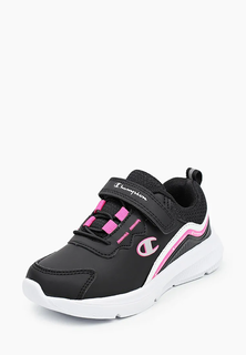 Кроссовки Champion для девочек, чёрные, фуксия, размер 30, S32208
