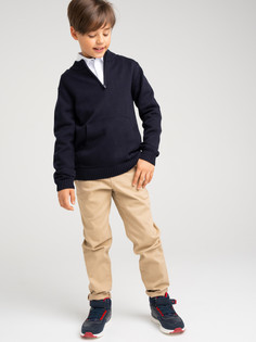 Джемпер трикотажный для мальчиков PlayToday, тёмно-синий, 140