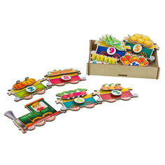 Игровой набор PAREMO Липучка Поезд с овощами