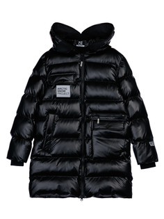 Куртка текстильная с полиуретановым покрытием для мальчиков PlayToday, черный, 134