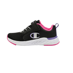 Кроссовки Champion для девочек, чёрные, фуксия, размер 31, S32125