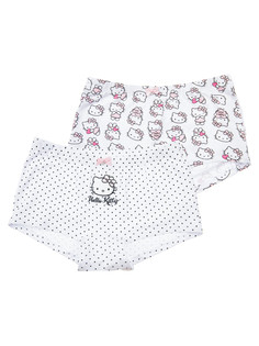 Трусы трикотажные для девочек PlayToday, 2 шт в комплекте, цветной, 134-140