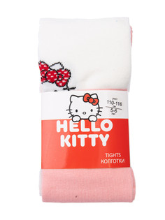 Колготки детские PlayToday 12342104, белый, светло-розовый, 110