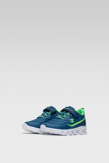 Кроссовки Champion для мальчиков, синие, лайм, размер 32, S32278