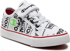 Кроссовки Champion для мальчиков, print белые, размер 28, S32284