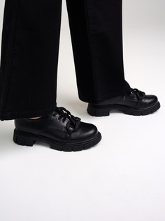 Полуботинки для девочек PlayToday, черный, 36