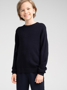 Джемпер трикотажный для мальчиков PlayToday, тёмно-синий, 152