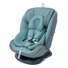 Автокресло Indigo AERO ISOFIX растущее поворотное 0-36 кг, шалфей