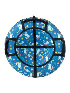 Тюбинг X-Match Люкс Pro S Радуга единорог 100 см, 582514