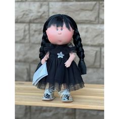 Кукла Nines d Onil виниловая 30см MIA BLACK шарнирная в пакете 1237M