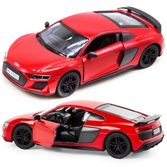 Игрушечная машинка Kinsmart Audi R8 Coupe 2020 1:36 красная инерц УТ0058176