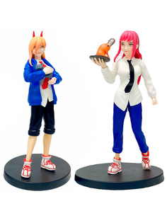 Фигурки StarFriend Человек-бензопила Пауэр и Макима Chainsaw Man 17 и 18 см