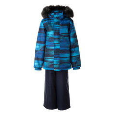 Комплект верхней одежды детский Huppa DANTE, 32486-синий рисунок, темно-синий, 152