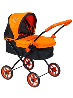 Коляска для кукол классическая Buggy Boom для кукол Mixy 8015-1125 с козырьком