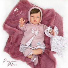 Кукла Реборн Nines d Onil 48см Celia мягконабивная N0214