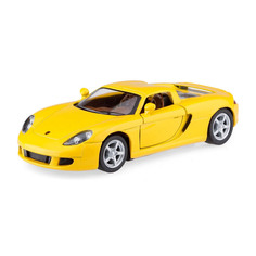 Игрушечная машинка Kinsmart Porsche Carrera GT 1:36 желтая инерц УТ0058181