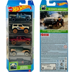 Набор из 5 машинок Hot Wheels Remote Adventures, 1806-HLY74