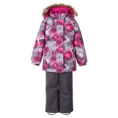 Комплект верхней одежды KERRY K23420 C, розовый, серый, 104