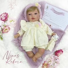 Кукла Реборн Nines d Onil 40см Baby мягконабивная N0204