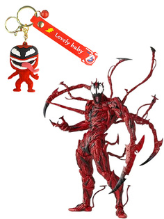 Фигурка и брелок симбиот StarFriend Карнаж Марвел Carnage Marvel 16 и 13,5 см