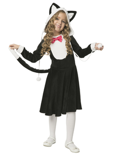 Детский карнавальный костюм Вестифика для девочки Кошечка черная р 104-110