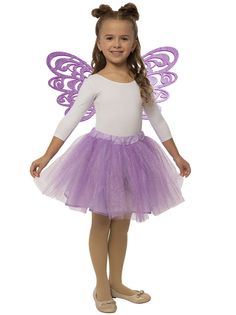Карнавальный костюм детский Вестифика Фея, фиолетовый, 104
