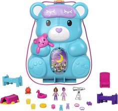 Куклы L.O.L. Polly Pocket Handbag Teddy Pajama Party Детский игровой набор HGC39 Mattel