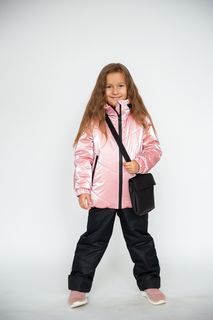 Комплект верхней одежды Аврора 968-Д, розовый- черный, 110 Aurora