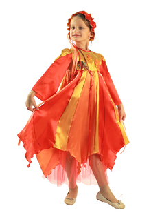 Карнавальный костюм детский Вестифика Осень, красный, 128