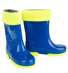 Сапоги резиновые Demar 0035 A TWISTER LUX FLUO BLUE р.32-33