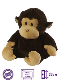Игрушка-грелка Warmies Large Шимпанзе, Black CP-CHI-11