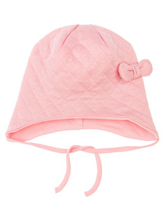 Шапка детская трикотажная для девочек PlayToday, светло-розовый, 48