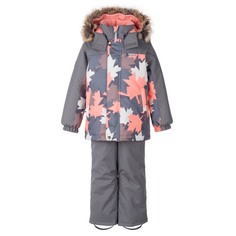 Комплект верхней одежды KERRY K23440, оранжевый, серый, 122