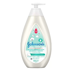 Гель для купания Johnsons Baby Нежность хлопка детский, 500 мл