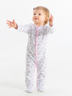 Комбинезон для девочек КотМарКот 601221874 цв. белый р. 80