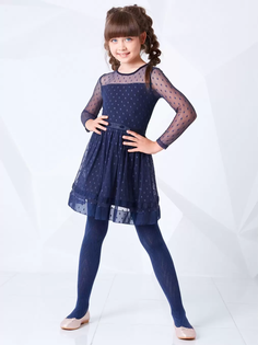 Колготки детские Giulia D027 KIDS размер 104-110, navy (Синий)