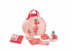 Набор Lilliputiens Фламинго Анаис: игрушка и аксессуары в сумочке 83242