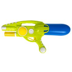 Водный пистолет с помпой Bondibon "Наше Лето", РАС, 40х20х7 см, зеленый/голубой ,2 вида, а